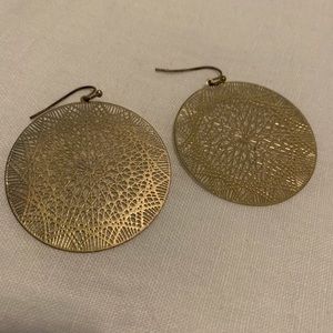 Gold Dream Catcher Earrings